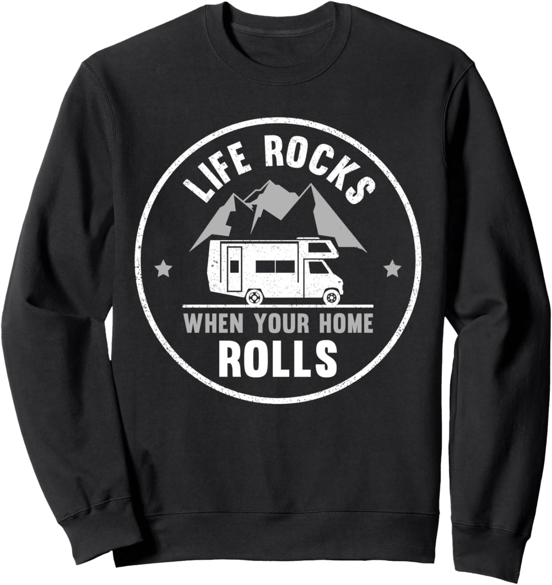 Wohnmobil Camping Roadtrip Camper Wohnwagen Spruch Geschenk Sweatshirt