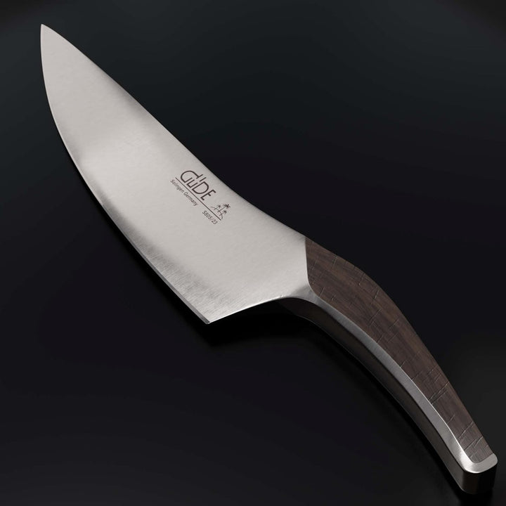 GÜDE Solingen - Kochmesser geschmiedet, 23 cm, Räuchereiche, SYNCHROS, Küchenmesser, Handmade German