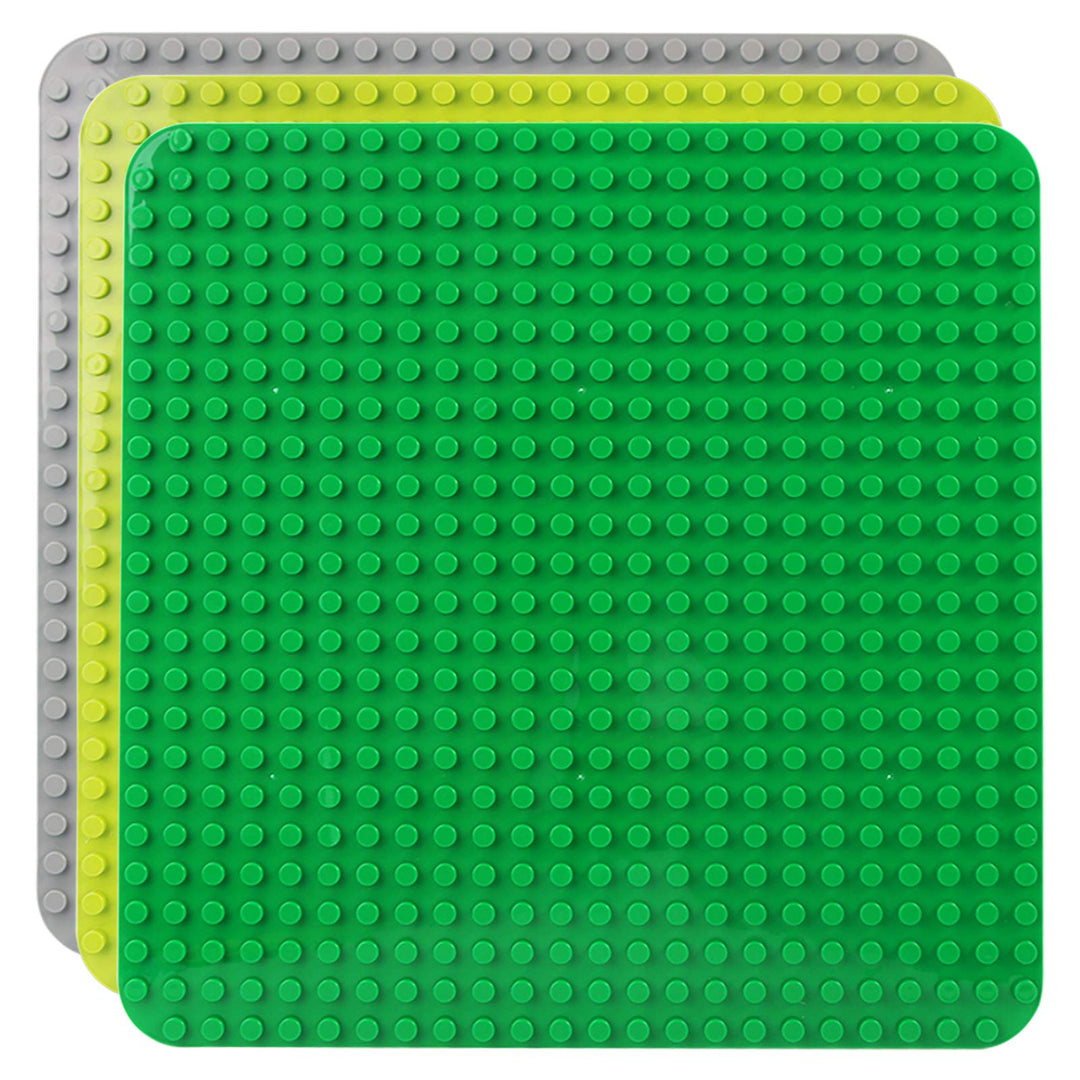 Celawork Grosse Bauplatte Kompatibel mit Duplo Platten,grosse Grundplatte,38 * 38cm Platten-Set für