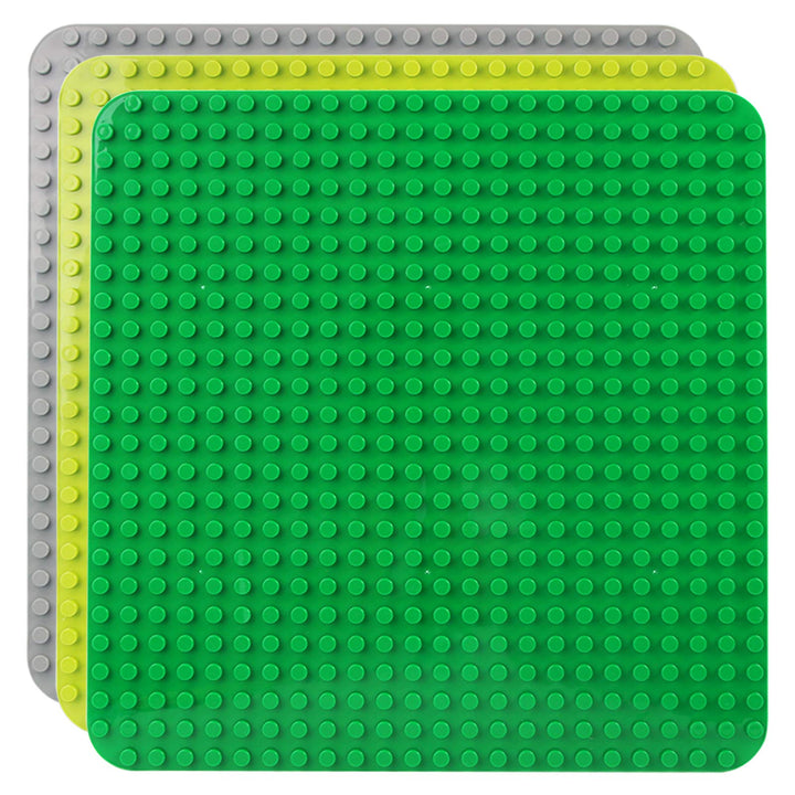 Celawork Grosse Bauplatte Kompatibel mit Duplo Platten,grosse Grundplatte,38 * 38cm Platten-Set für