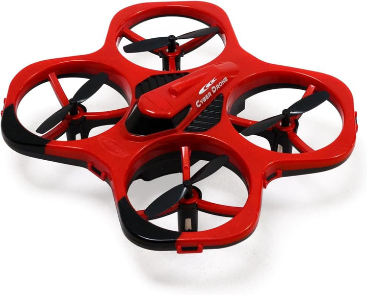 Carson Cyber Drone IR RTF – RC Quadcopter mit 360° Flip, Headless Mode, Gyro-Stabilisierung, LED-Bel