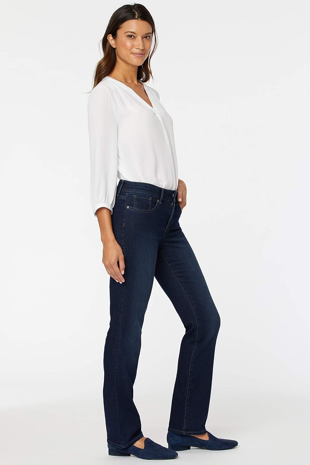 NYDJ Damen Marilyn Straight Jeans 40 Burbank Wash, 40 Burbank Wash