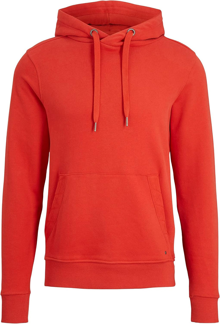 TOM TAILOR Herren Basic Hoodie Sweatshirt 3XL 11311 - Molten Lava Red, 3XL 11311 - Molten Lava Red