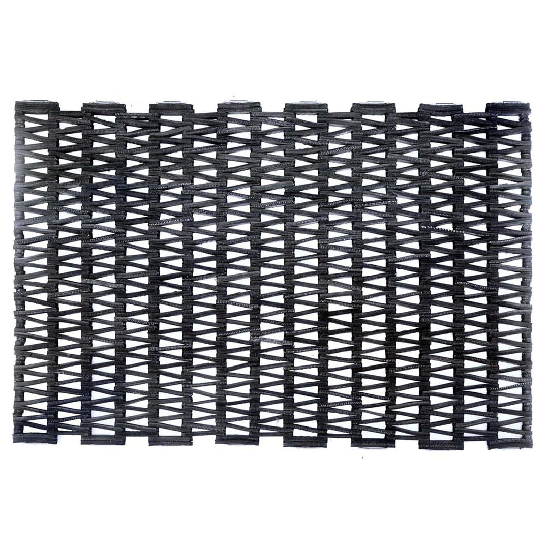 Stabiler Corporation 108 recylcled tire-link Ermüdungsmatte, für feuchte Bereiche, Herringbone Weave