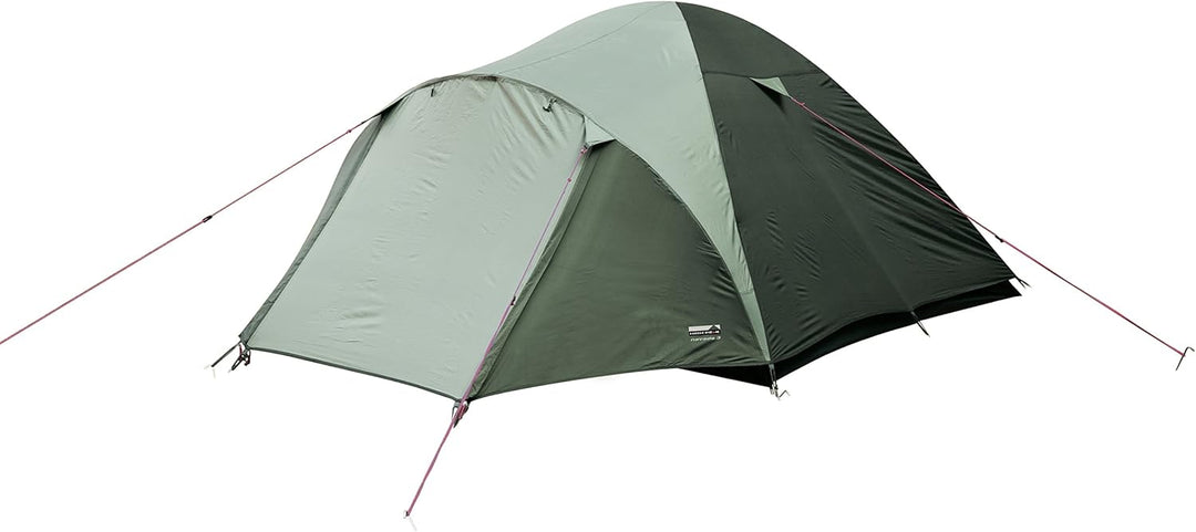 High Peak Kuppelzelt Nevada 4, Campingzelt mit Vorbau, Iglu-Zelt für 4 Personen, doppelwandig, wasse