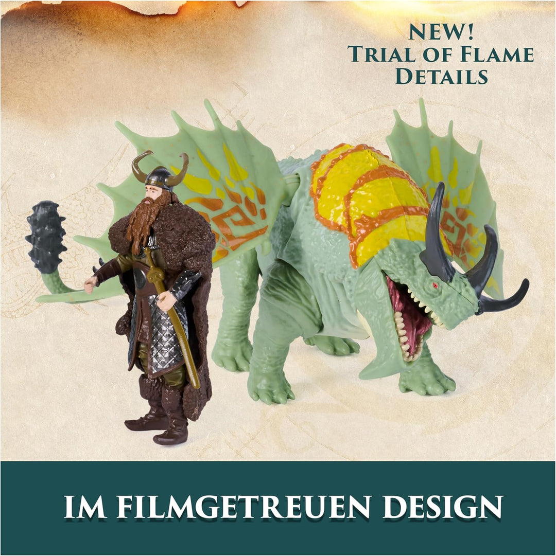 Dreamworks Dragons, Drachenzähmen leicht gemacht - Wikinger & Drachen Actionfiguren-Set, Haudrauf &