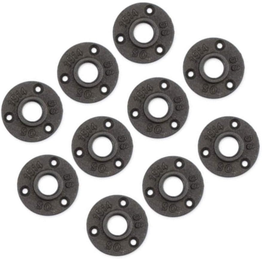 UKCOCO 10 Stück 1 Herdplattenspaltabdeckung Metallhalter Möbelflansch Selber Machen Industriell Bode