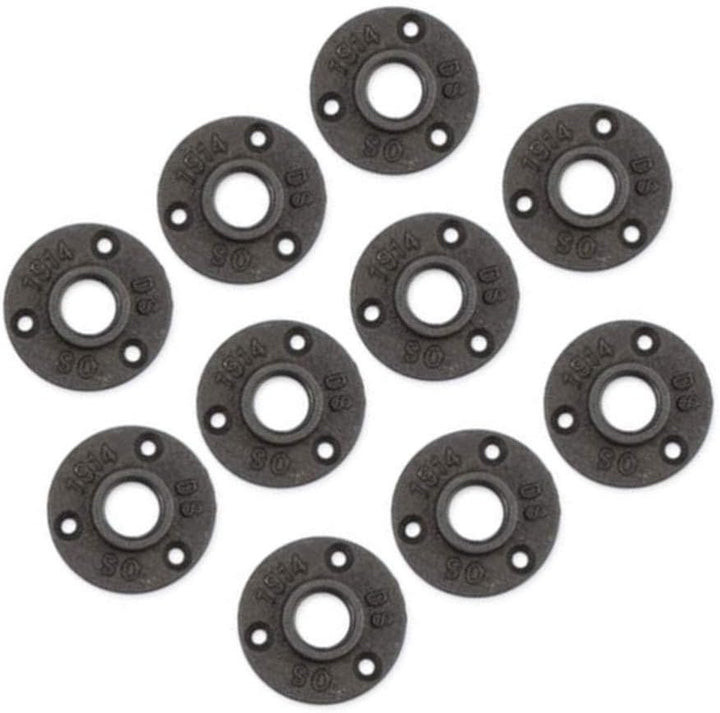 UKCOCO 10 Stück 1 Herdplattenspaltabdeckung Metallhalter Möbelflansch Selber Machen Industriell Bode