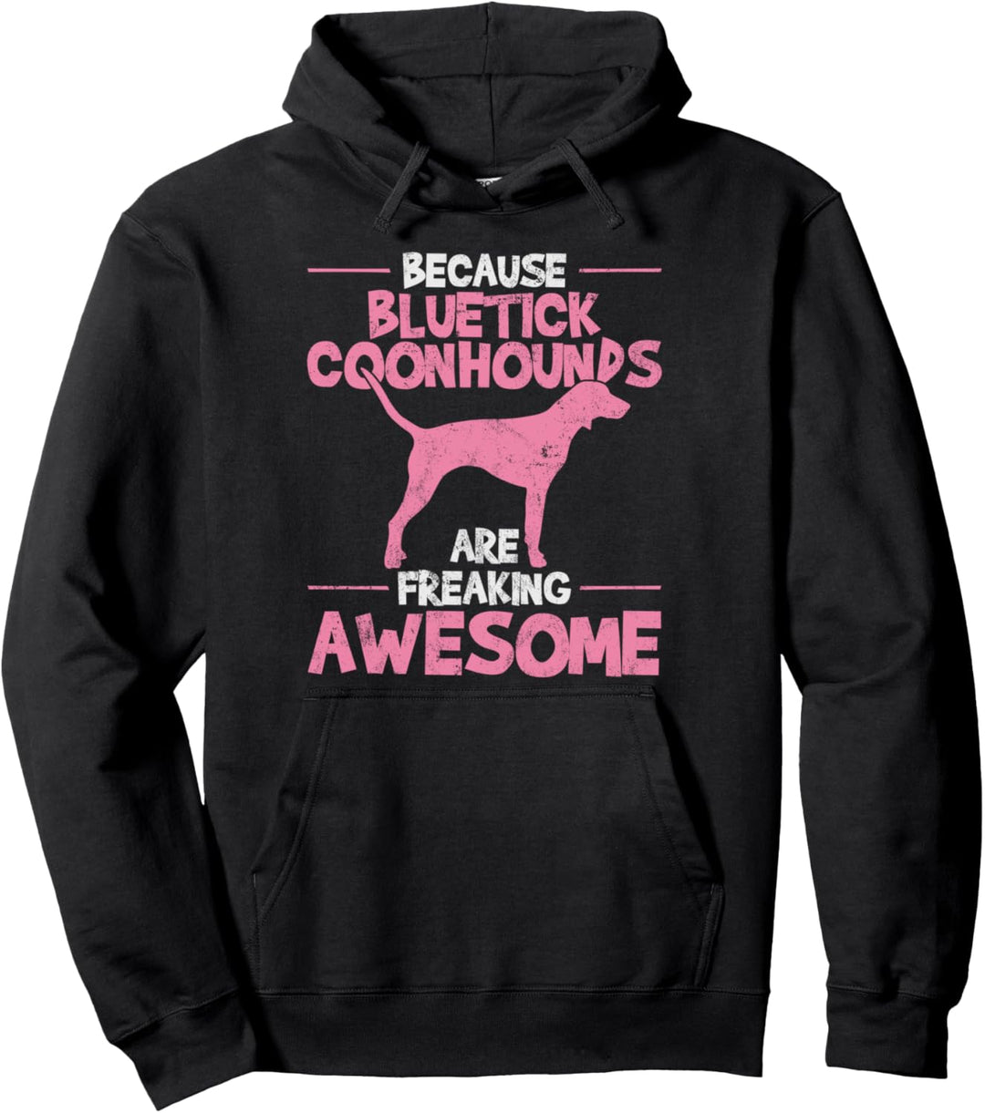 Bluetick Coonhound Vintage Pullover Hoodie