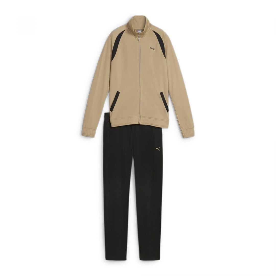 PUMA Damen Klassischer Trikotanzug Op Trainingsanzug S Prairie Tan, S Prairie Tan