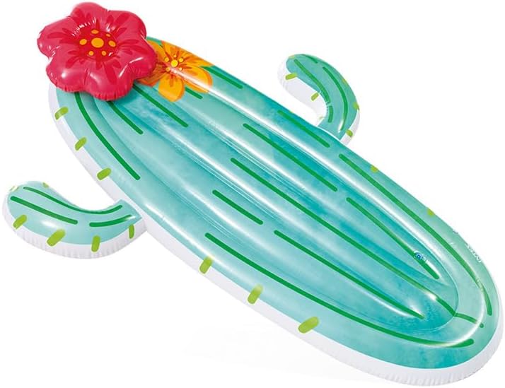 Intex Kaktus-Schwimmer, aufgeblasen, Grösse: 1,80 m x 1,30 m x 28 cm (58793EU)
