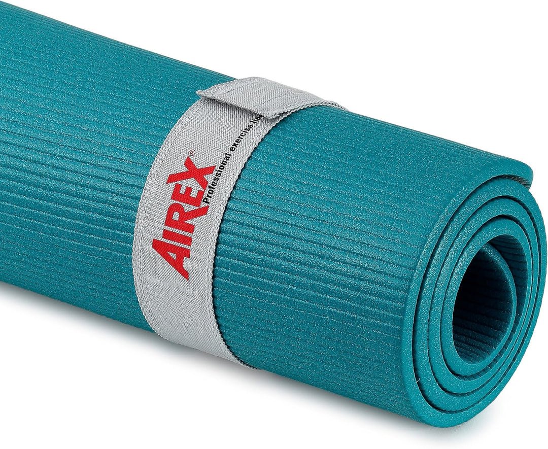 AIREX Fitline 180, Gymnastikmatte, wasserblau, mit Spezial-֖sen, ca. 180 x 60 x 1 cm
