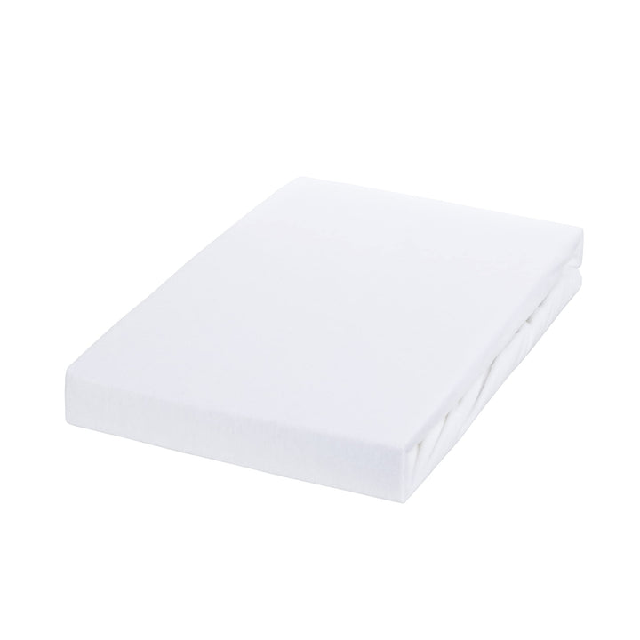MOON Luxury Molton Spannbetttuch, Matratzenauflage 100% Baumwolle ca. 120x200, ca. 680 g/m² mit Rund