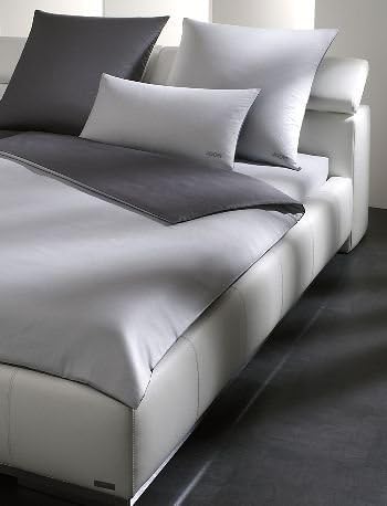 Joop! Bettwäsche Micro Pattern 4040, Silber, 80/80 200/220 80/80 200/220 Silber, 80/80 200/220 Silbe