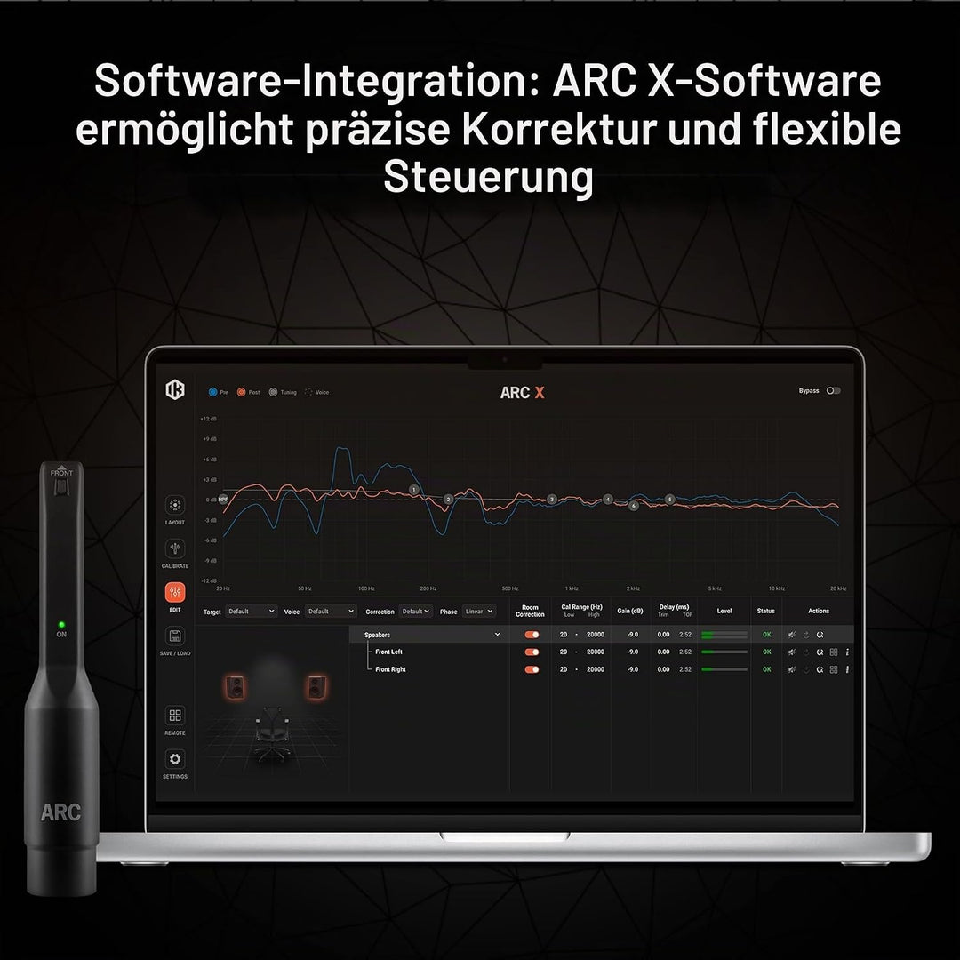 IK Multimedia ARC Studio. Standalone advanced room correction system. Includes hardware processor un