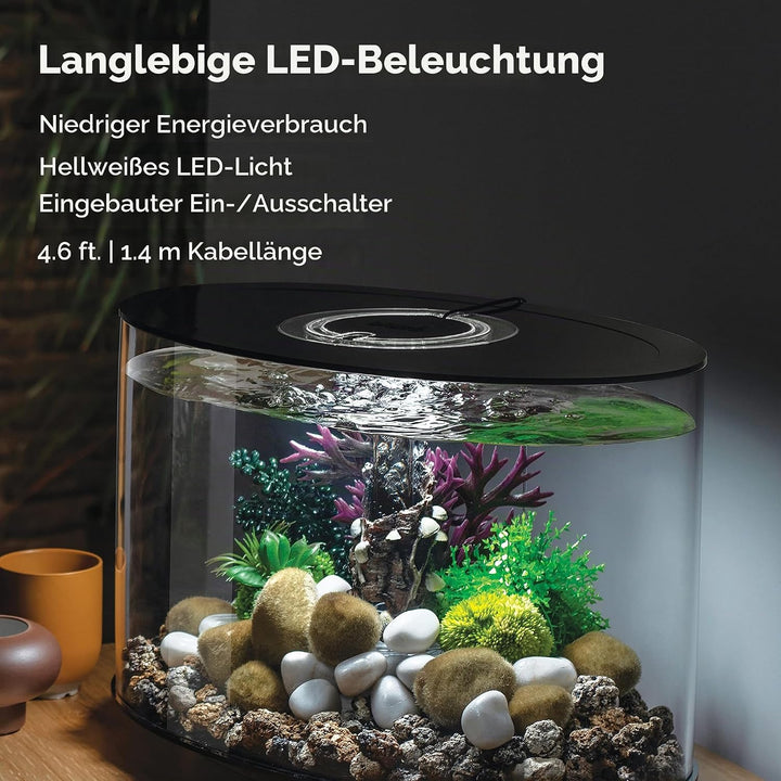 biOrb LOOP 15 LED Aquarium, 15 Liter - Aquarien Komplett-Set mit patentiertem Filter-System, Acryl-B