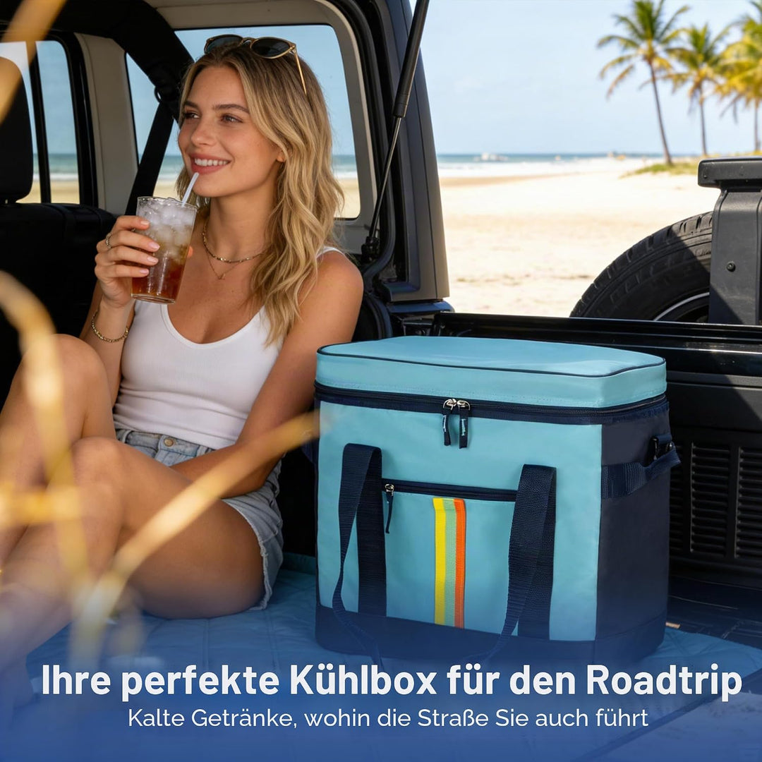 Kato Tirrinia isolierter Kühler-Rucksack, 35L für 37 Dosen, aus PVC Composite, auslaufsicher, ideal