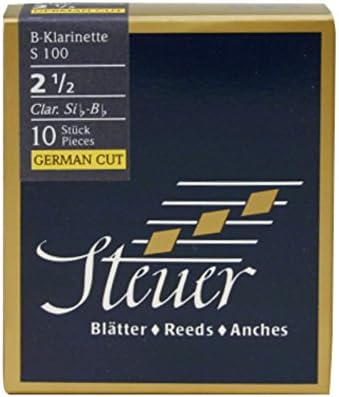 Steuer Blatt BB-Klarinette Blue Line S100 deutscher Schnitt 10er Packung Gr.3 3 Bb-Klarinette dt. Sc