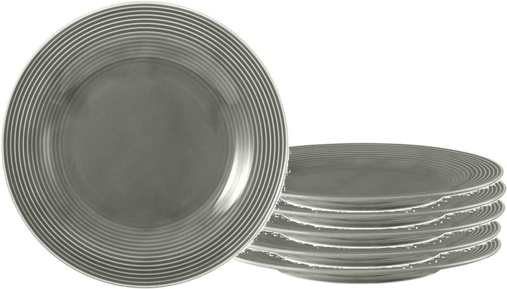 Seltmann Weiden Beat Perlgrau Frühstücksteller 6er Set