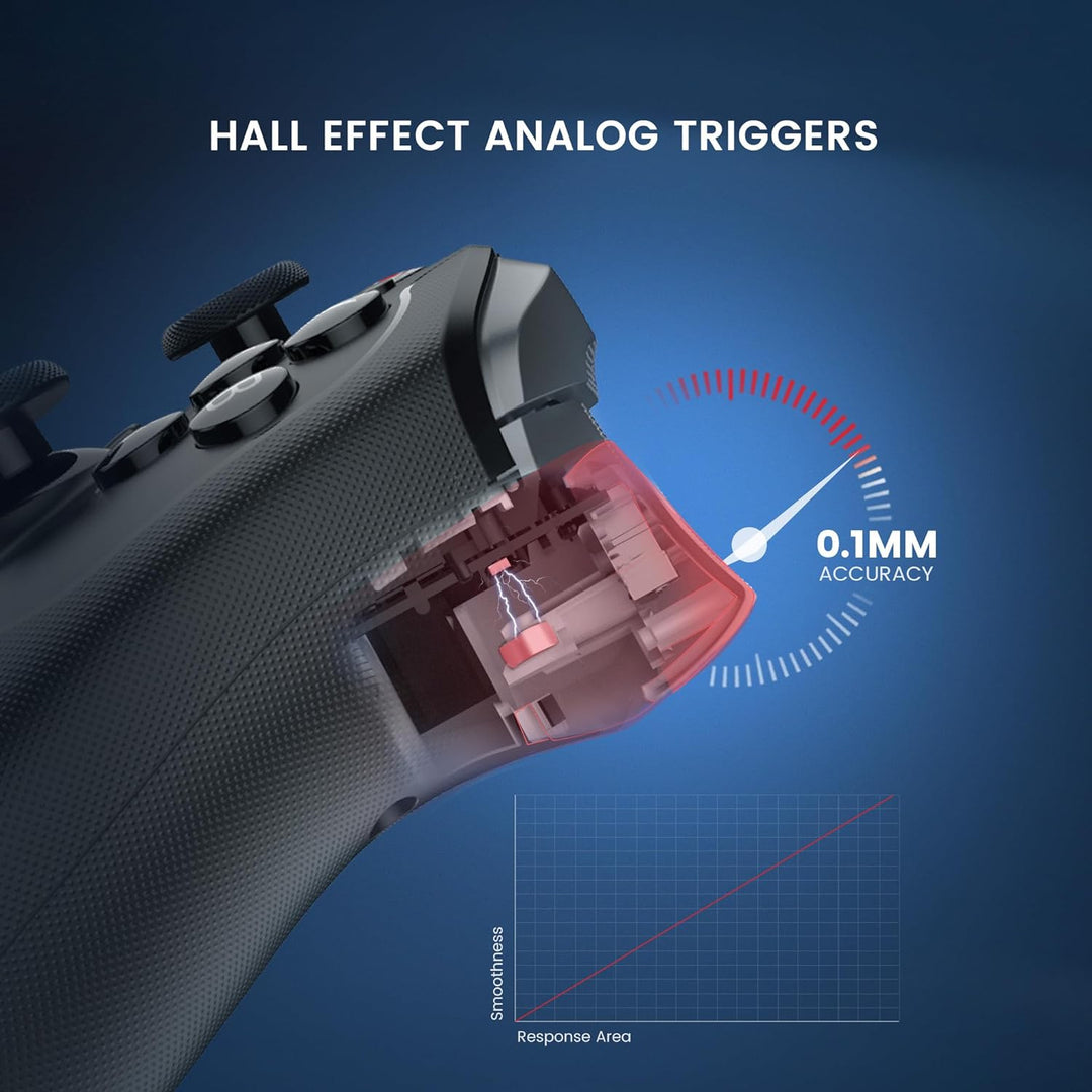 GameSir T4 Cyclone Pro Wireless Pro Controller für PC/Switch/Lite/OLED, Switch Remote Gamepad mit Ha