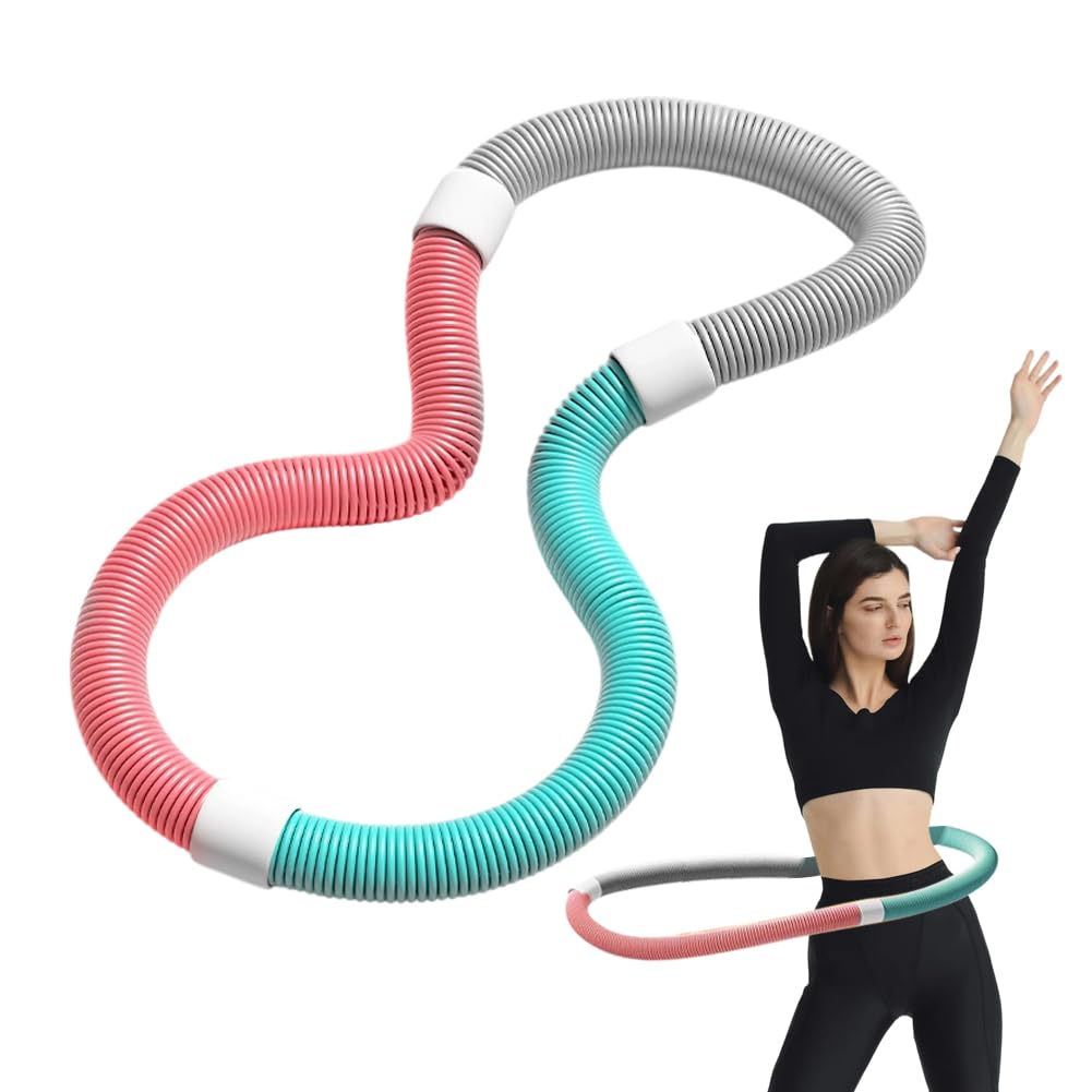 1,3kg Hula Hoop - Hula Hoop Reifen für Erwachsene Gewicht Hoola Hoop Fitness, Weiche Spring Hoop Hul