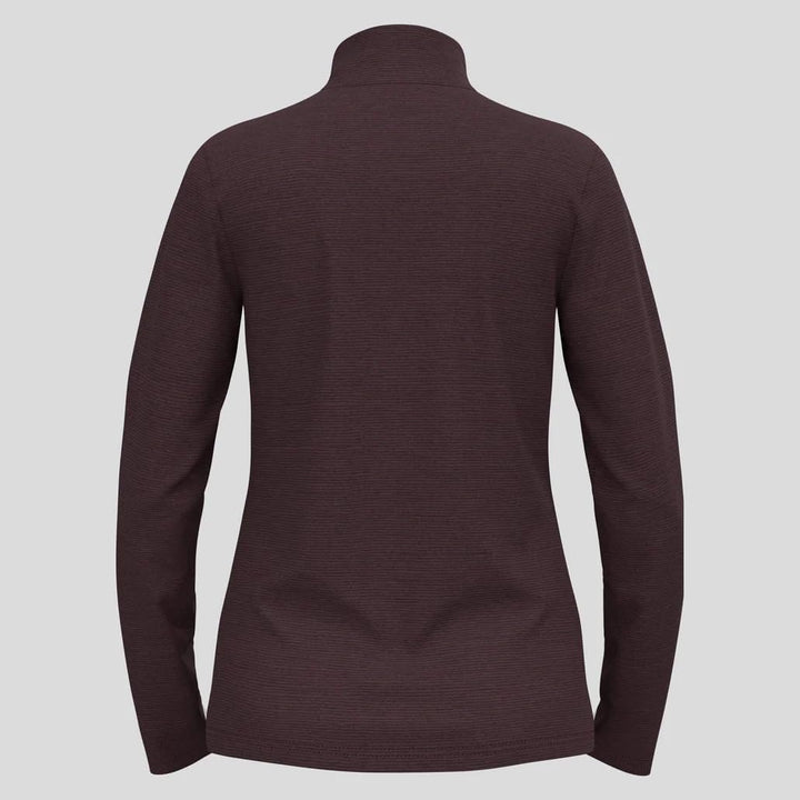 Odlo Damen Roy 1/2 Zip Longsleeve Fudge - Black S, Fudge - Black S