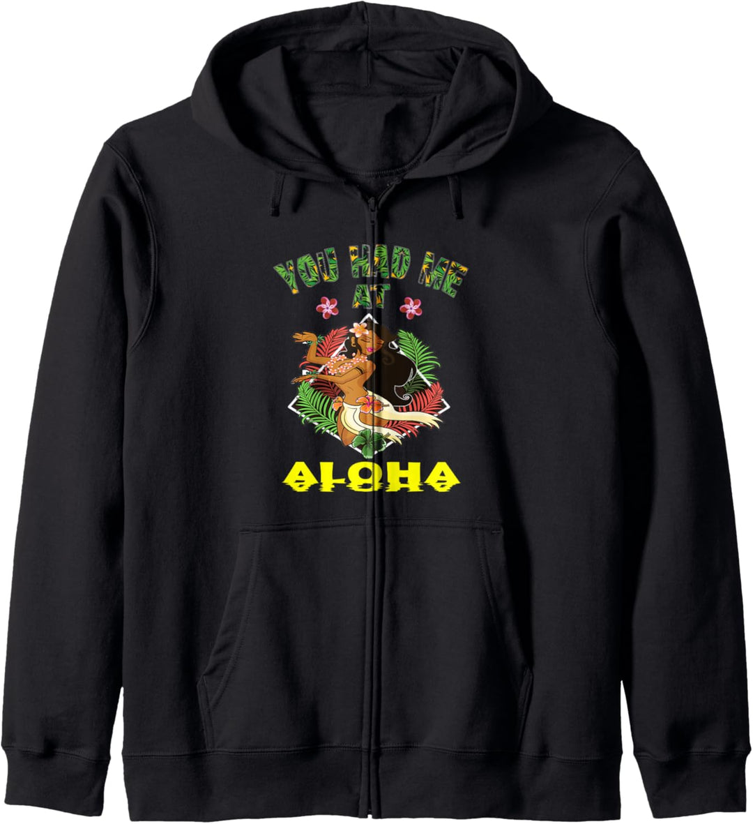 Du hattest mich Aloha Hawaiian Tropical Beach Island Kapuzenjacke