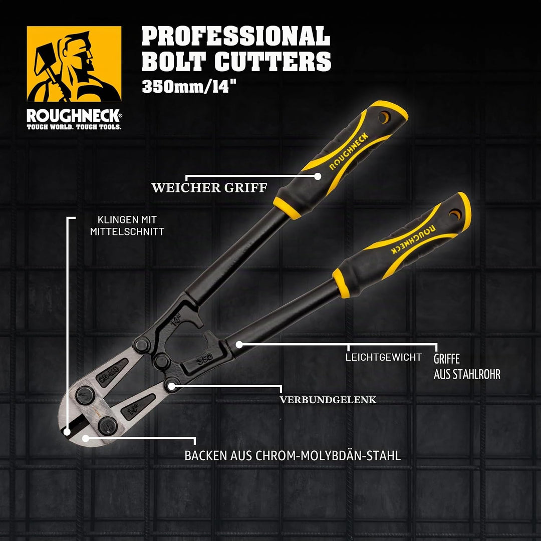 Roughneck rou39114 35,6 cm Profi Bolzenschneider – Schwarz 14 inch Schwarz, 14 inch Schwarz