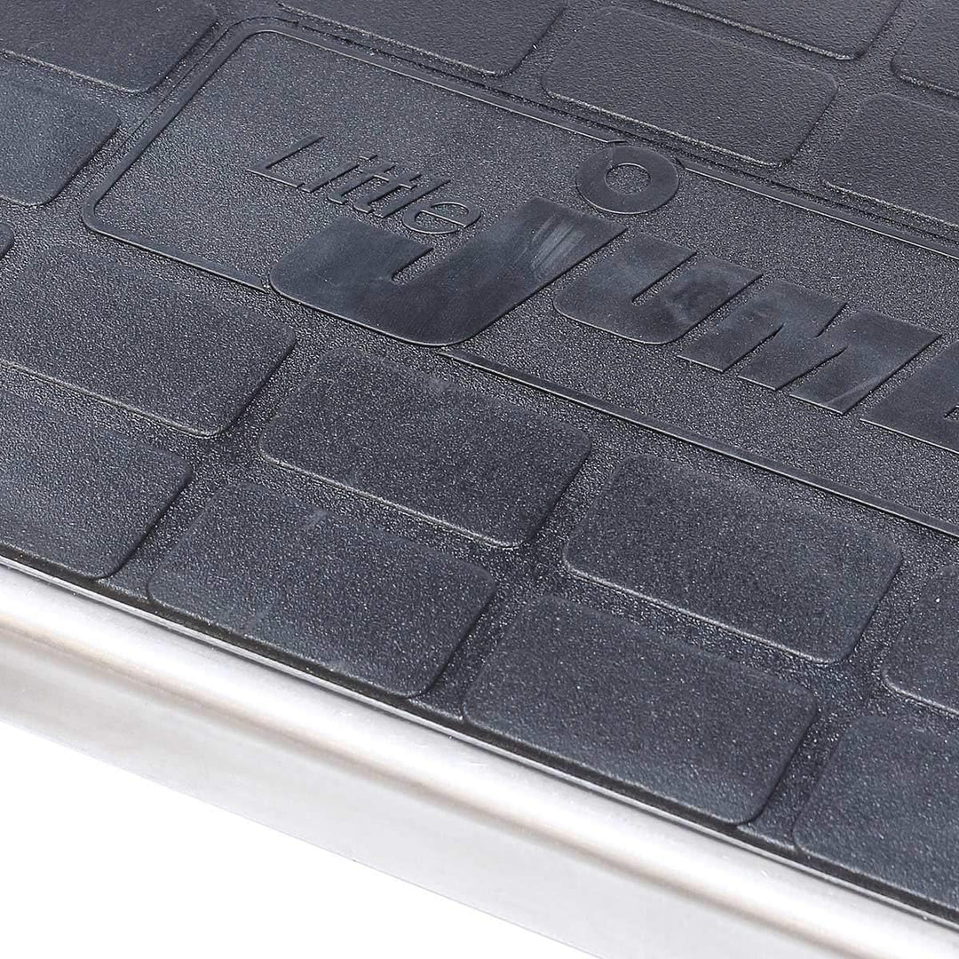 Hymer Sicherheitstreppe ohne Bügel (stabile Bauweise, mit rutschsicherem Gummibelag, Standhöhe 45 cm