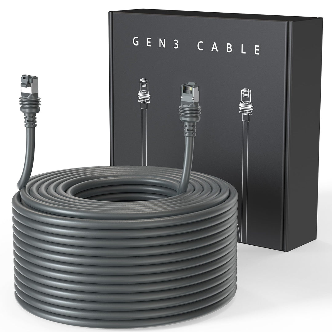 LUCMO Starlink Kabel für Starlink Gen3 V3 30 Fuss / 9.5M, kurzes Kabel, Starlink Kabel Ersatz Verlän