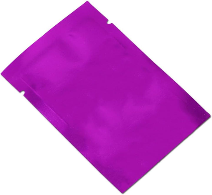 WACCOMT Pack 200 Stück Farbig Mylar Folie Obere Öffnung Versiegelbare Beutel Vakuum Heisssiegelbeute