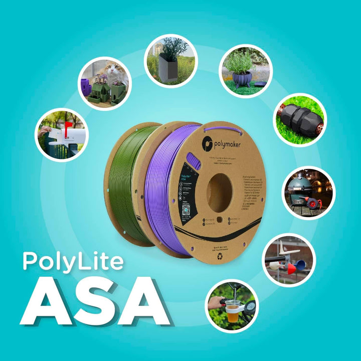 Polymaker PolyLite ASA Schwarz - 1.75mm - 1kg