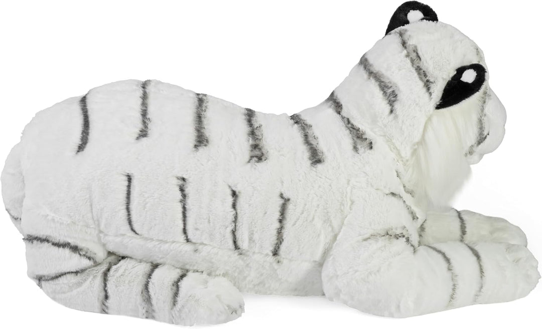 Wild Republic 19548 Jumbo Plüsch Weisser Tiger, grosses Kuscheltier, Plüschtier, Cuddlekins, 76 cm,