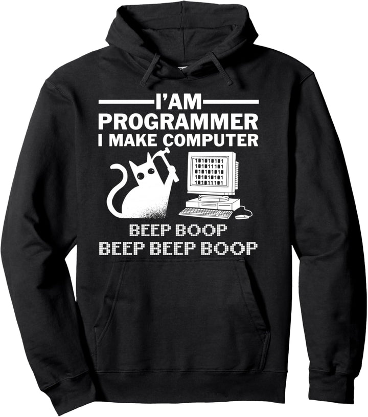 Programmierer Cat Internet Computer Science Programming Coding Pullover Hoodie