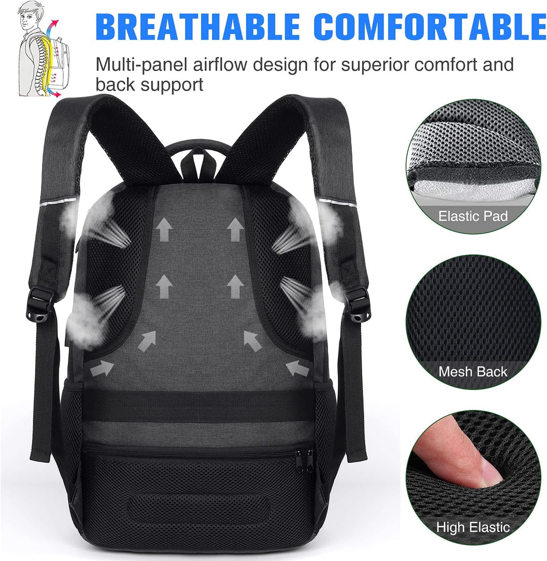 Rucksack Herren, Schulrucksack Jungen Teenager Laptop Rucksack Schule Daypacks für Arbeit Wandern Re