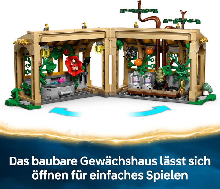 LEGO Harry Potter Schloss Hogwarts: Kräuterkundeunterricht – Spielset mit Neville Longbottom, Hermin