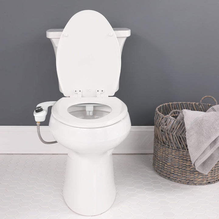 Bio Bidet, schmaler Rand, universelle Passform, nicht elektrisch, Bidet-WC-Aufsatz 1 Pack Komfort-Ko