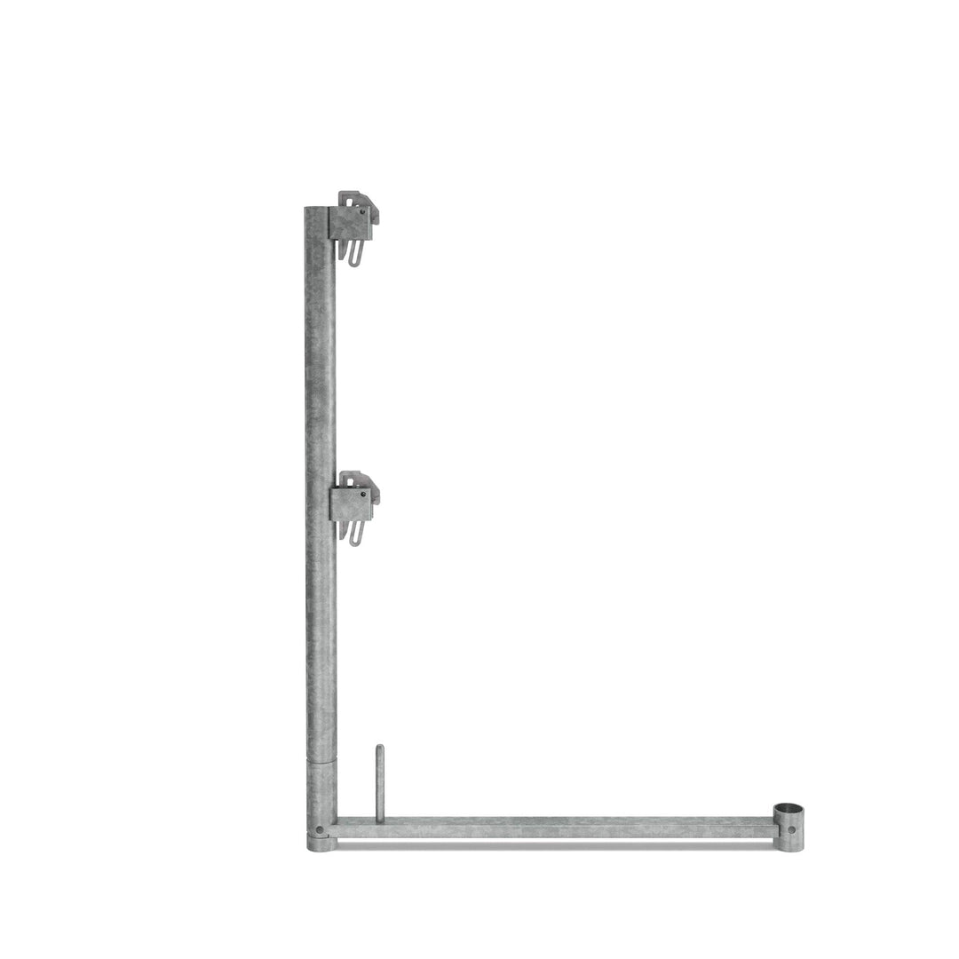 Stahl Geländerstütze quadro H100 B73 original Altrad assco quadro✓ made in Germany✓ Baugerüst Gerüst
