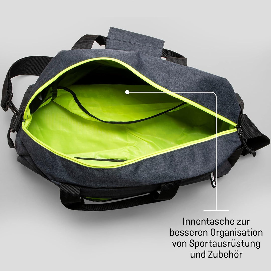 Arena Unisex – Erwachsene Sporttasche Duffle Team 40l Blau (Team Navy Melange), Blau (Team Navy Mela