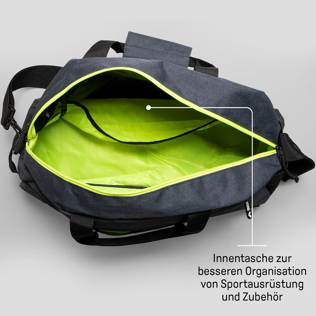 Arena Unisex – Erwachsene Sporttasche Duffle Team 40l Blau (Team Navy Melange), Blau (Team Navy Mela