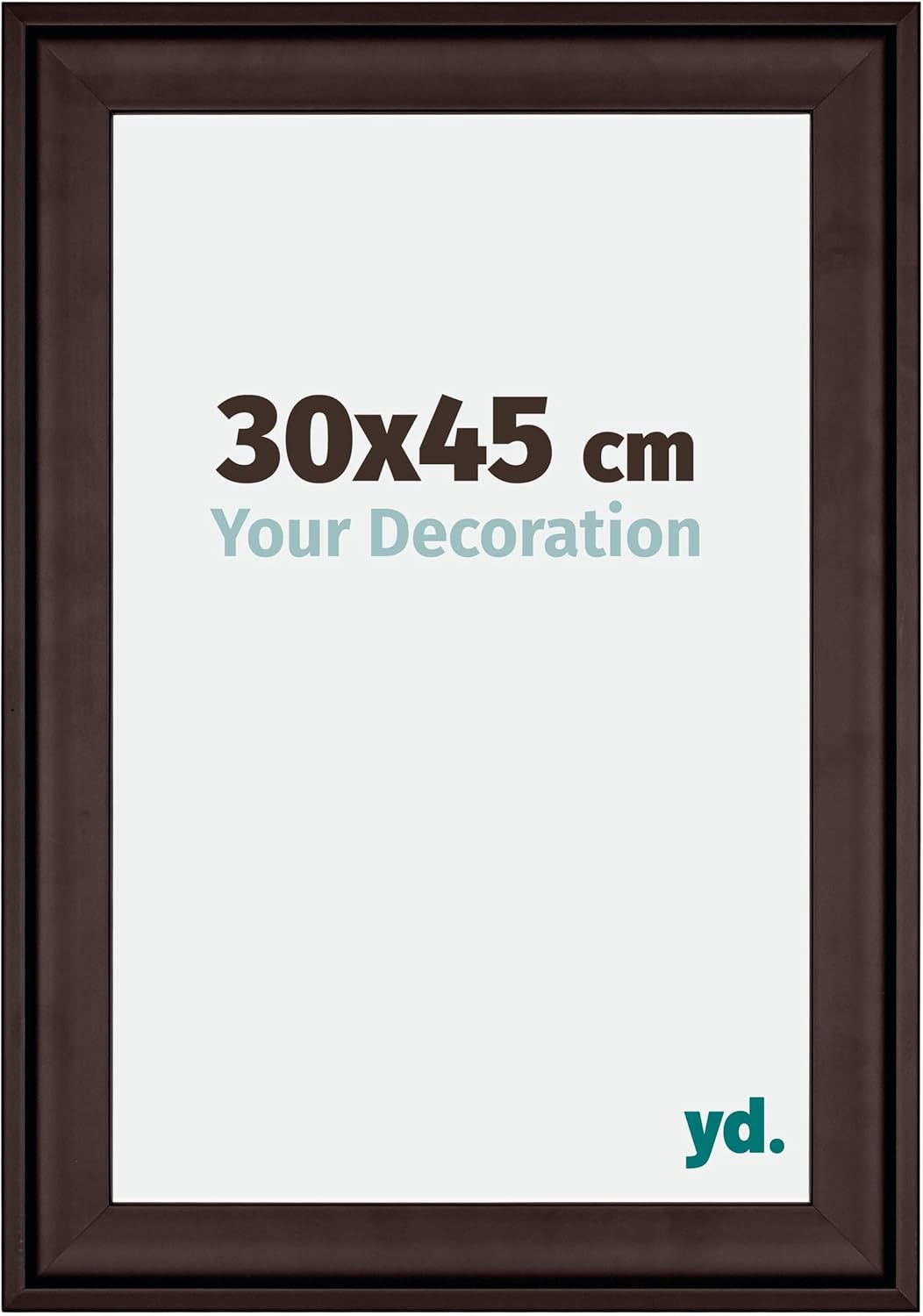 yd. Your Decoration - Bilderrahmen 30x45 cm - Bilderrahmen aus Holz mit Acrylglas - Antireflex - Aus