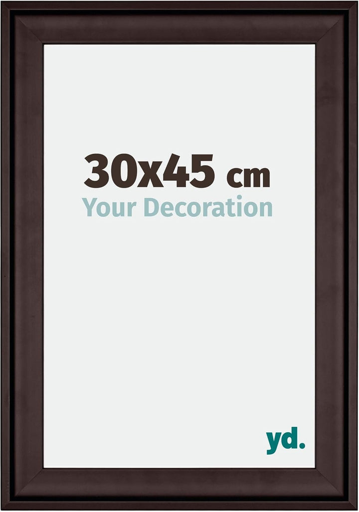 yd. Your Decoration - Bilderrahmen 30x45 cm - Bilderrahmen aus Holz mit Acrylglas - Antireflex - Aus