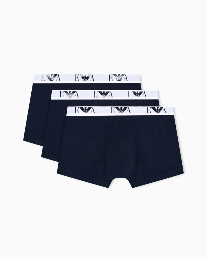 Emporio Armani Underwear Herren Badehose (3er Pack) M Armani Blue/Armani Blue/Armani Blue, M Armani