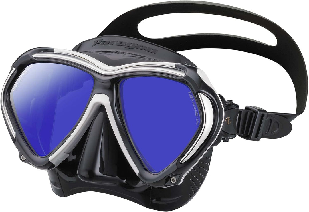 TUSA Paragon M2001SQB - Profi Tauchermaske schwarz/weiss, schwarz/weiss