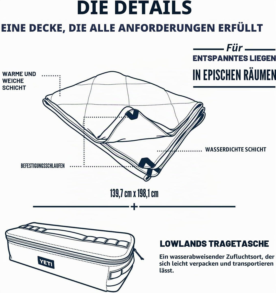 YETI Lowland Decke, Navy, Navy