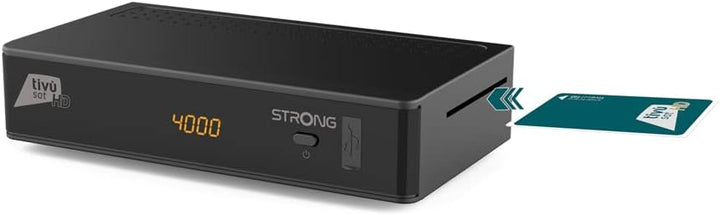 Strong STRONG SRT 7807 DECODER S2 TVSAT NERO Satellite + Tivusat Card, Satellite + Tivusat Card