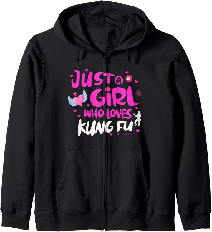 Just a Girl Who Loves Kung Fu Kapuzenjacke