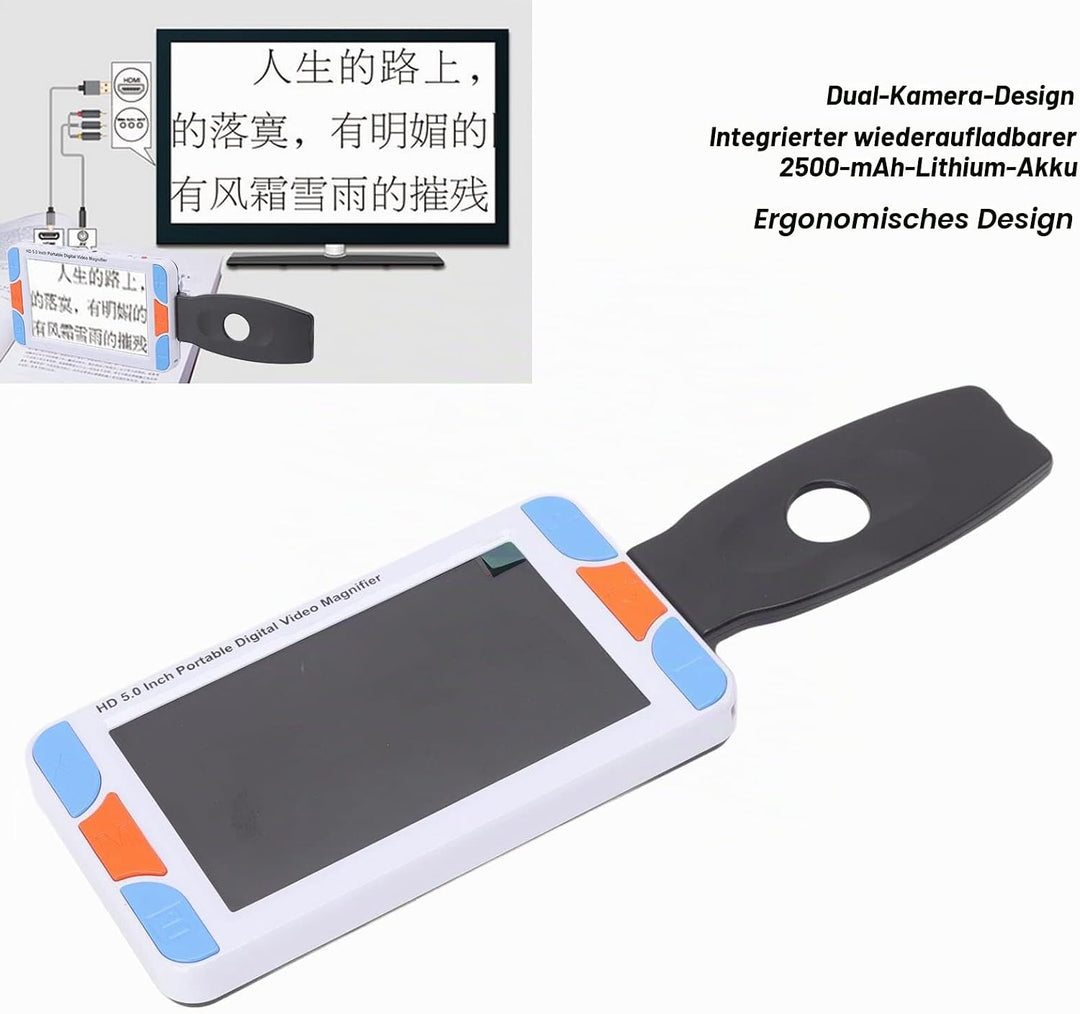 Tragbare Digitale Lupe, 5-Zoll-Farb-LCD 800 X 480 3- Bis 48-fache Tragbare Digitale Lupe, Elektronis