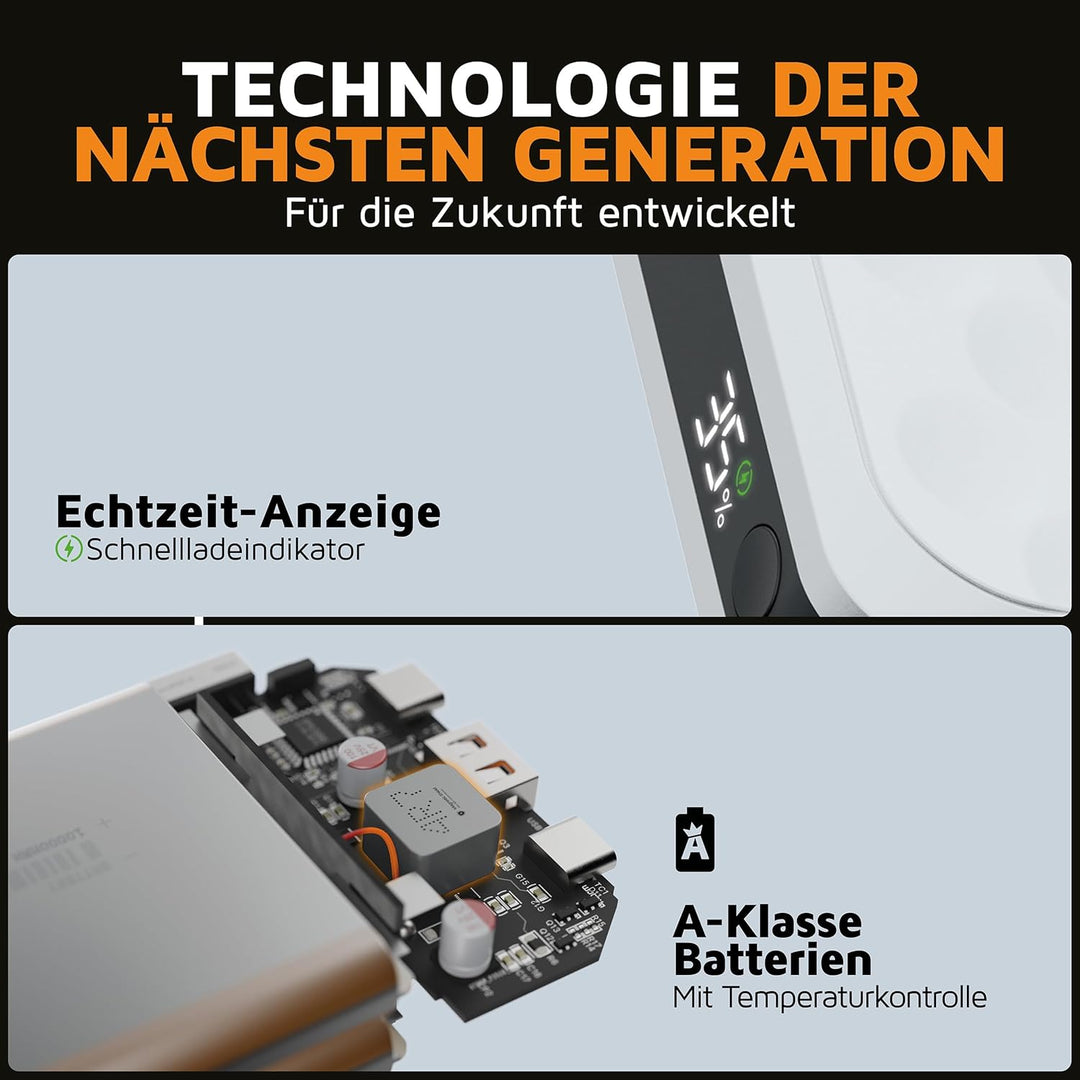 Xtorm Fuel 5 Series 35W Powerbank, 20.000mAh, 2X USB-C PD / 1x USB-A, Geeignet für Flugreisen, Kompa