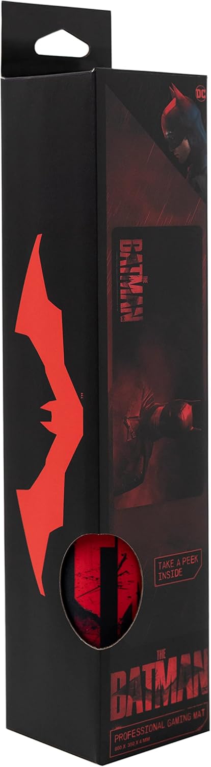 Grupo Erik Gaming Mauspad XXL Batman The Dark Knight Comics Gaming Mousepad XXL rutschfest und Wasse